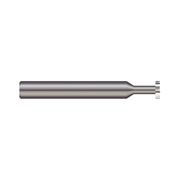 Keyseat Cutter, Square, 0.1250" (1/8) Cutter dia, Face Width: 0.030"